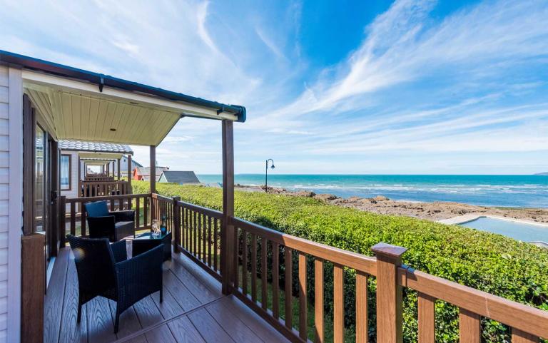Luxury caravans at Beachside Holiday Park in Westward Ho!