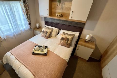 Master Bedroom in a Caravan Holiday Home