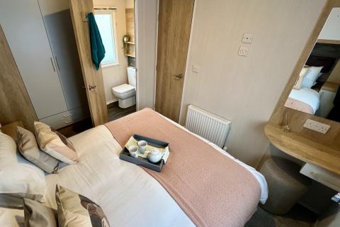 Master Bedroom in a Caravan Holiday Home