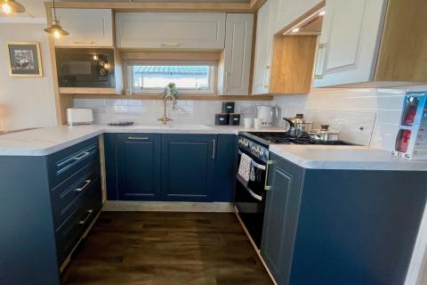 Kitchen Area in a Caravan Holiday Home