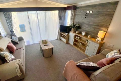 Lounge Area in a Caravan Holiday Home