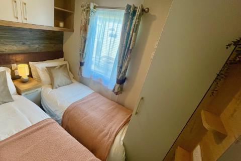 Twin Bedroom area of a Caravan Holiday Home