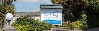 Welcome sign to Beachside Holiday Park
