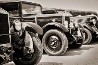 Classic vintage cars