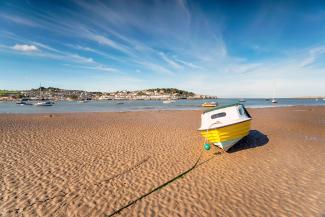 Instow Beach looking across to Appledore