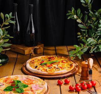 Delicious oven fired pizza