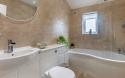 the luxury bathroom at Breakwater holiday apartment
